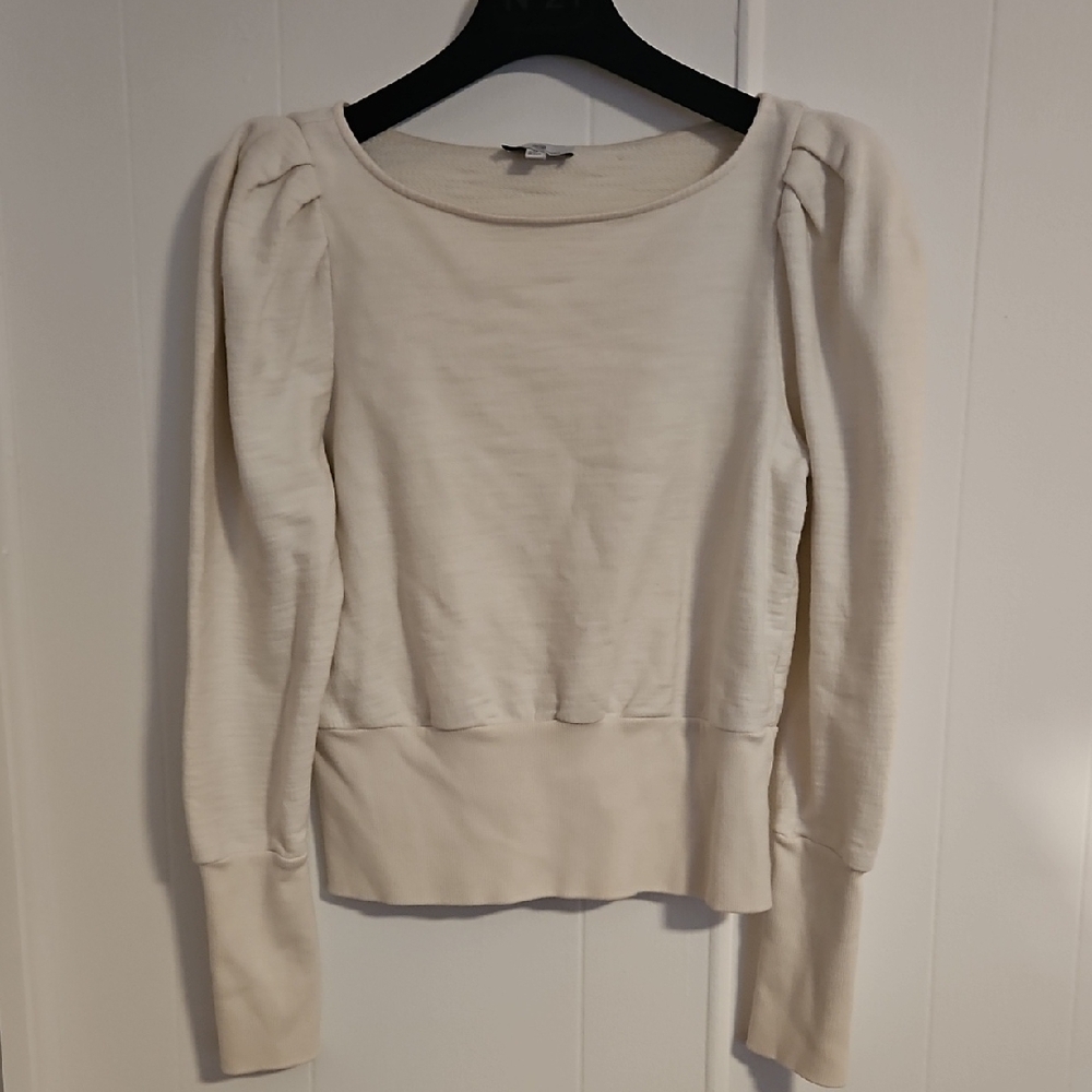 AG Terry Boatneck Sweatshirt Top